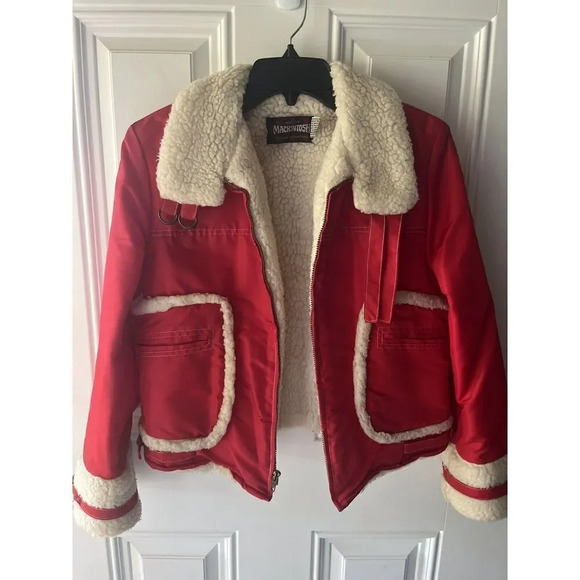 Rare Vintage 1970s Cool nylon Sherpa Lined Coat Jacket Mackintosh Girltown - Picture 4 of 9